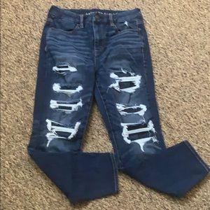 American eagle high rise curvy jeans